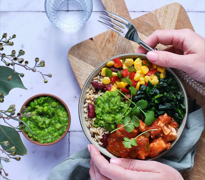 MEXICAN CHICKEN BURRITO WELLNESS BOWL 350G