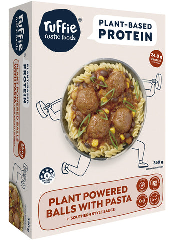 Plant Powered Balls and Pasta